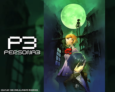 Persona, Persona 3, Aigis (Persona), Minato Arisato, Yukari Takeba, Fond d'écran HD HD wallpaper