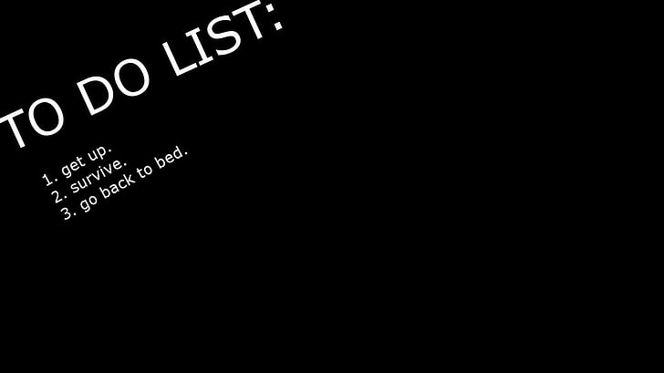 To Do List text, quote, HD wallpaper