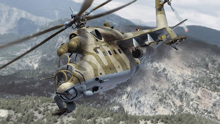 aircraft, games, helicopters, hind, mi 24, vehicles, video, HD wallpaper