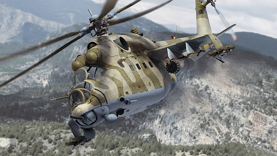 طائرات ، ألعاب ، طائرات هليكوبتر ، هند ، مي 24 ، مركبات ، فيديو، خلفية HD HD wallpaper