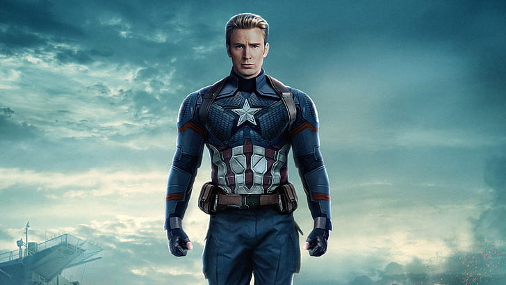 Капитан Америка, Крис Эванс, Стивен Роджерс, Мстители 4, HD обои