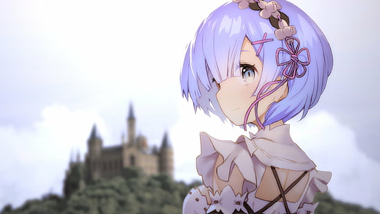 Anime, Re: ZERO -Starting Life in Another World-, Rem (Re: ZERO), HD tapet HD wallpaper