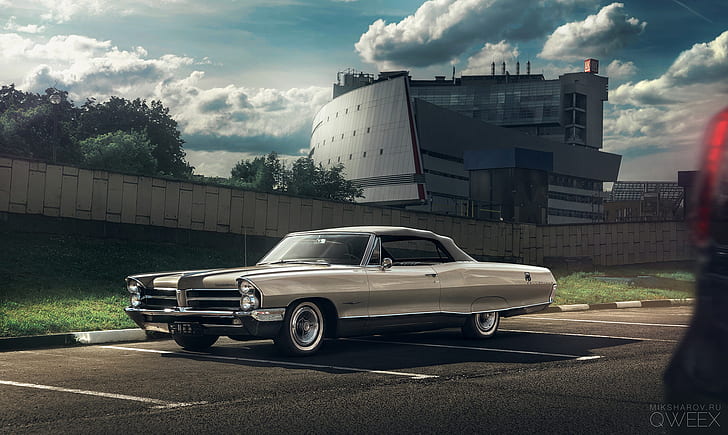 1965 (Year), car, vehicle, Pontiac Bonneville 1965 Convertible, Pontiac, HD wallpaper