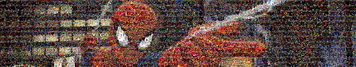 ابطال رصد متعددة شاشة متعددة الرجل العنكبوت الثلاثي، خلفية HD