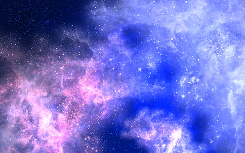 étoile cosmique papier peint, étoile, galaxie, lueur, lumière, Fond d'écran HD HD wallpaper
