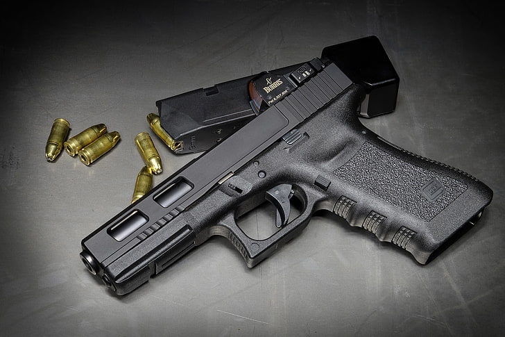 Avusturya, kartuşları, Glock 17, kendinden yüklemeli tabanca, HD masaüstü duvar kağıdı