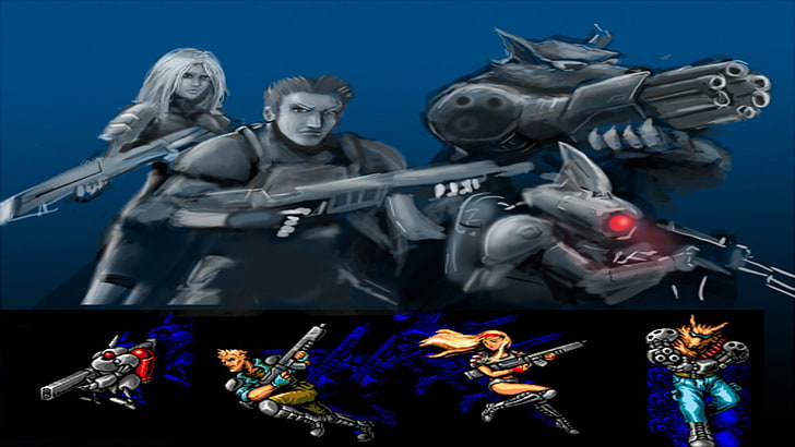 Videospiel, Contra: Hard Corps, HD-Hintergrundbild