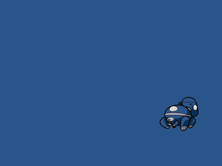 blaue Charakterillustration, Anime, Geist in der Muschel, Tachikoma, HD-Hintergrundbild