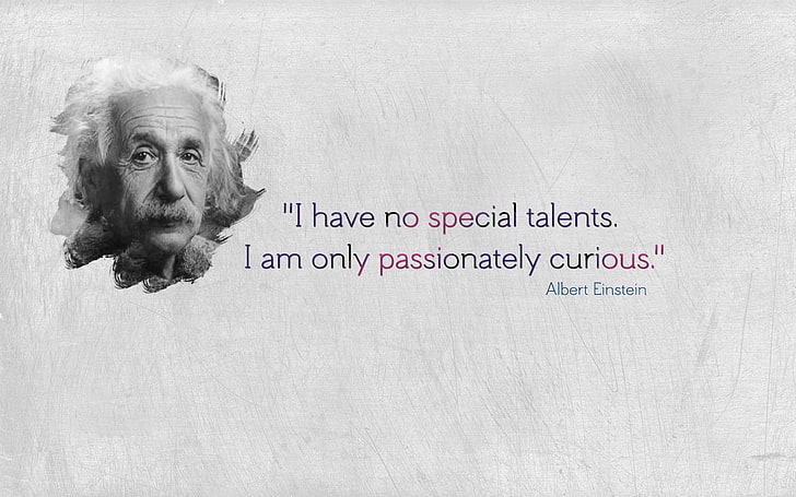 Albert Einstein, history, quote, science, HD wallpaper