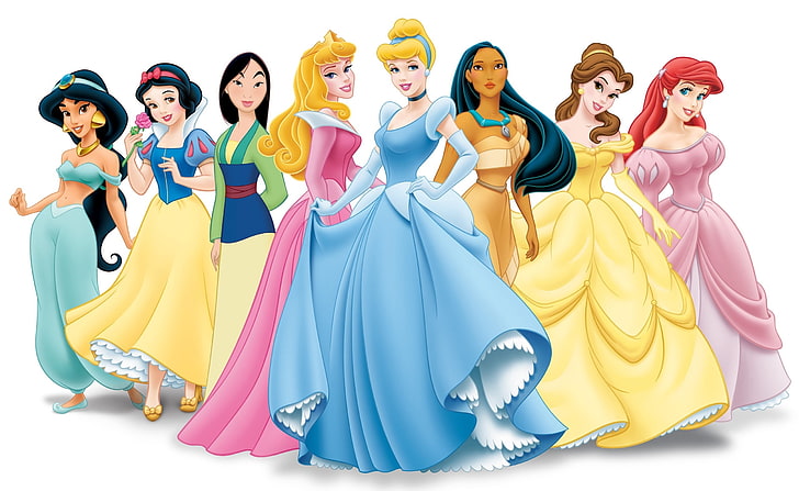 Disney Princess HD Wallpaper, Disney's Princesses wallpaper, Cartoons, Old Disney, Princess, Disney, HD wallpaper