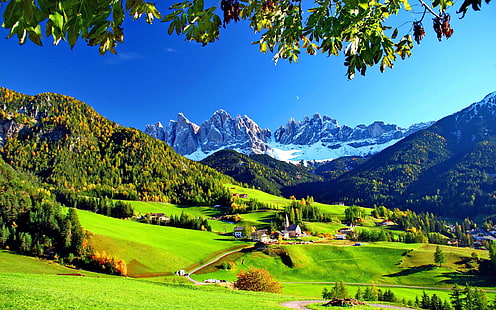 Val Di Funes Italien, HD-Hintergrundbild HD wallpaper