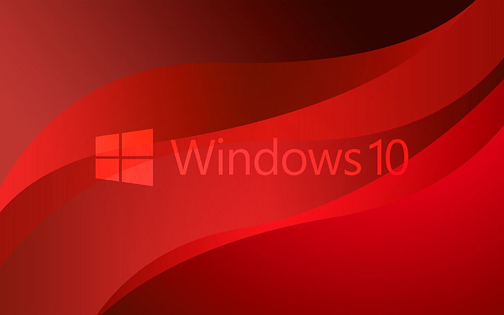 Windows 10 HD Theme Desktop Wallpaper 06 ، شعار Microsoft Windows 10، خلفية HD