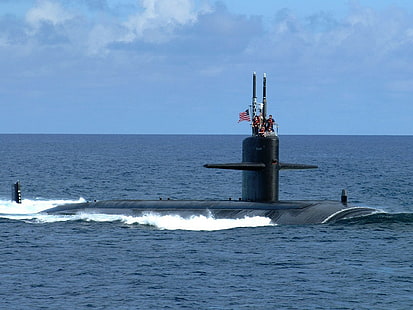 подводная лодка, атомные подводные лодки, военные, транспортные средства, HD обои HD wallpaper