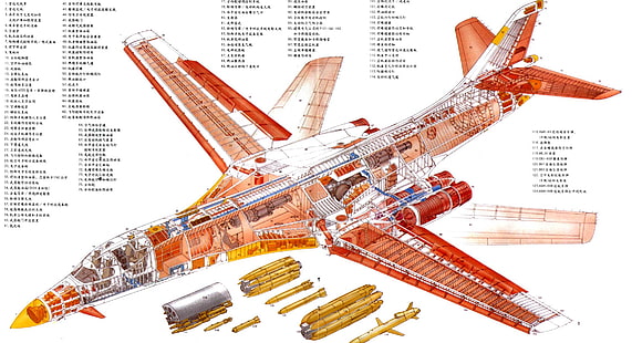 flygplan militär bombplan kinesisk infografik schematisk b1 lancer 2287x1241 Flygplan Militär HD-konst, Militär, flygplan, HD tapet HD wallpaper