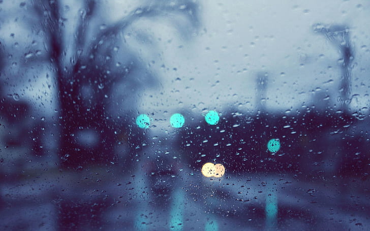 nuage, pluie, pluie, triste, gouttes d'eau, Fond d'écran HD