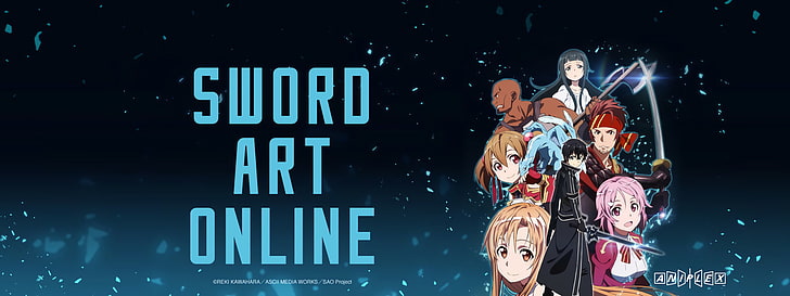 Sword Art Online, Andrew Gilbert Mills, Asuna Yuuki, Kazuto Kirigaya, Keiko Ayano, Kirito (Sword Art Online), Lisbeth (Sword Art Online), Rika Shinozaki, Silica (Sword Art Online), Yui (Sword Art Online), Sfondo HD