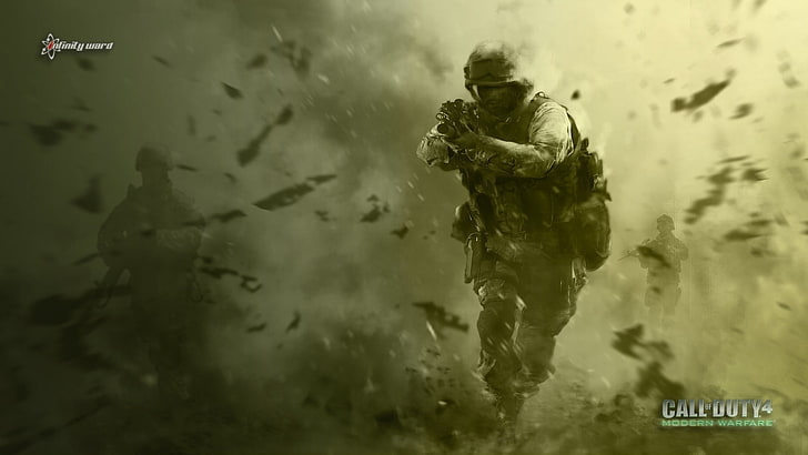 خلفية رقمية Call of Duty 4 ، Call of Duty Modern Warfare ، Call of Duty ، ألعاب الفيديو، خلفية HD