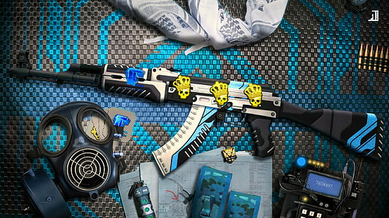 Counter-Strike, Counter-Strike: Global Offensive, AK-47, HD wallpaper HD wallpaper