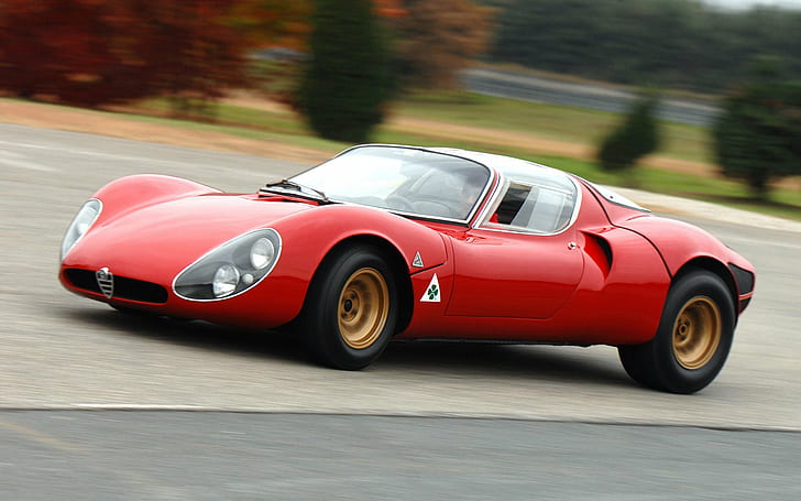 1967, Alfa, Klassiker, Prototipo, Romeo, Stradale, Supercar, Tipo, Tipo-33, HD-Hintergrundbild