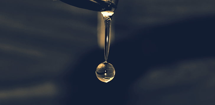 water drop, drops, water, macro, HD wallpaper