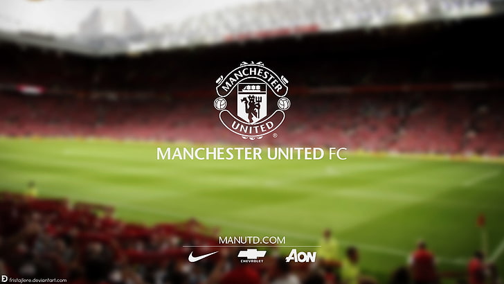 Manchester United FC affisch, Manchester United, fotboll, sport, HD tapet