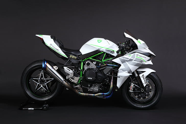 Sepeda, Kawasaki, sepeda motor, sepeda motor, otot, Ninja, superbike, Wallpaper HD
