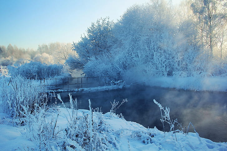 Winter, Eis, Schnee, Landschaft, Natur, HD-Hintergrundbild