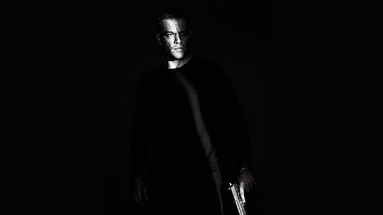 movies, people, celebrity, Matt Damon, Jason Bourne, HD wallpaper HD wallpaper