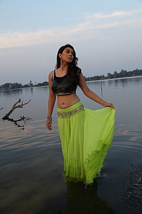 actress, hansika, indian, HD wallpaper HD wallpaper