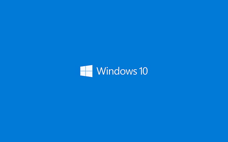 Windows 10, Microsoft Windows, sistema operativo, minimalismo, logo, Sfondo HD