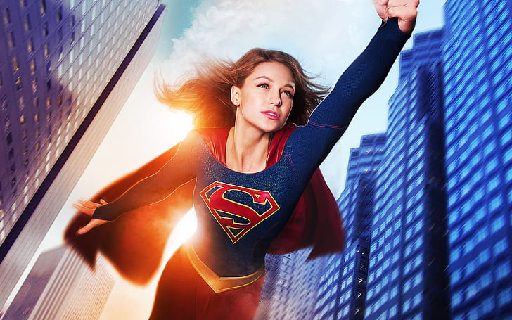 Melissa Benoist Supergirl, melissa, benoist, supergirl, Sfondo HD