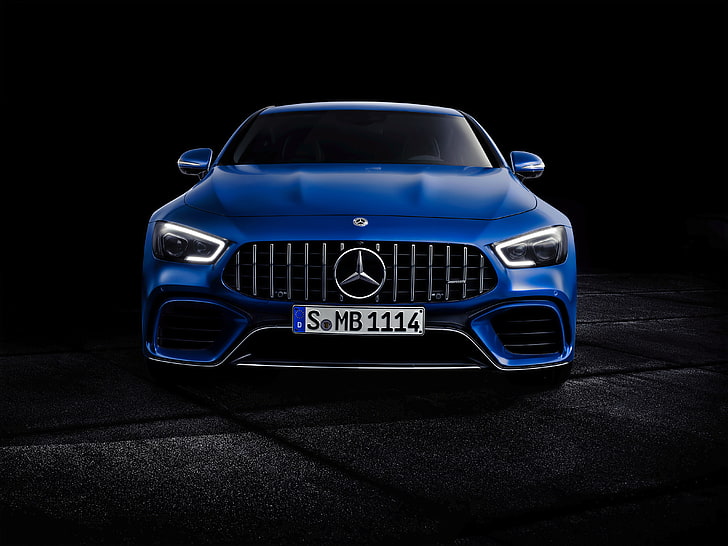 4K, Salon de l'Automobile de Genève, Mercedes-AMG GT 63 S, coupé 4MATIC + à 4 portes, 2018, Fond d'écran HD