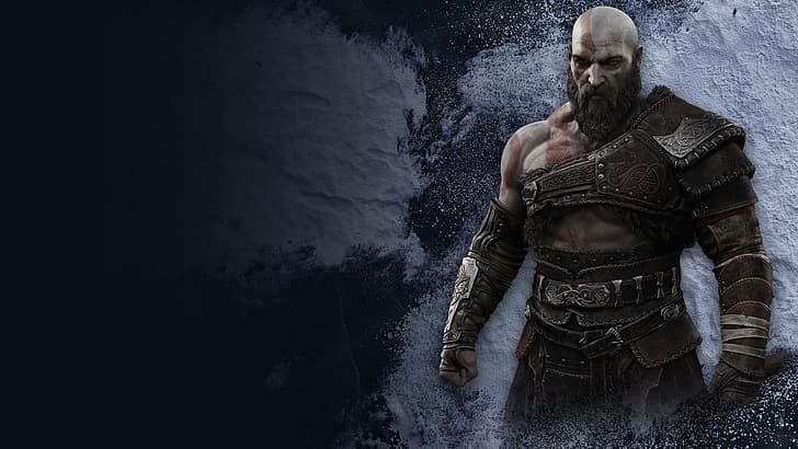 God of War Ragnarök, Kratos, God of War, Playstation 5, PlayStation 4, Ragnarok, Sfondo HD