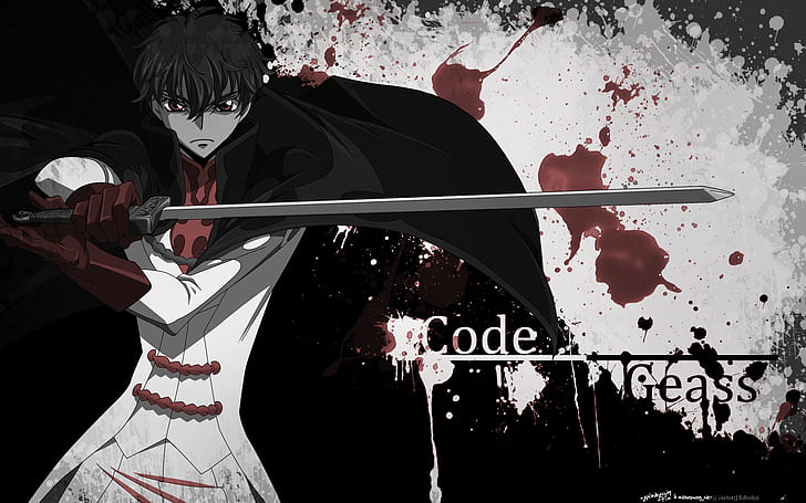 Code Geass, code geass lieutenant kururugi, code, geass, anime, Fond d'écran HD