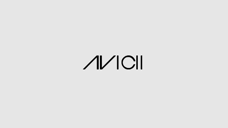 Avicii, EDM, simple background, white background, HD wallpaper