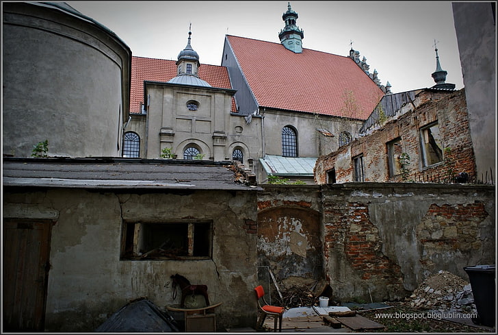 都市の景観古いヨーロッパポーランド町ポーランド記念碑休日歴史的観光1956ルブリン1600x10建築記念碑HDアート、古い、都市の景観、 HDデスクトップの壁紙