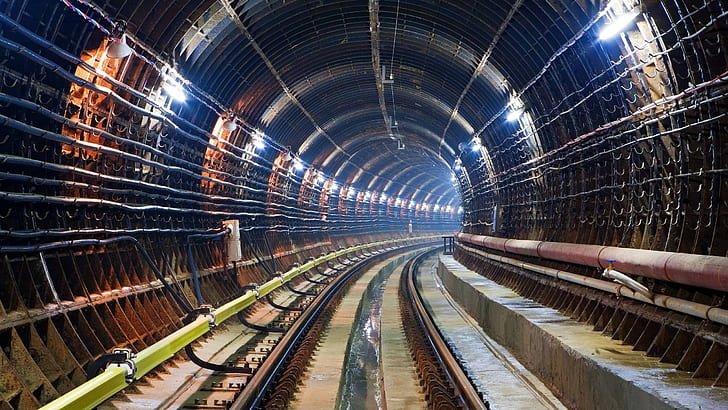 Fotografie, Tunnel, Architektur, Eisenbahn, HD-Hintergrundbild