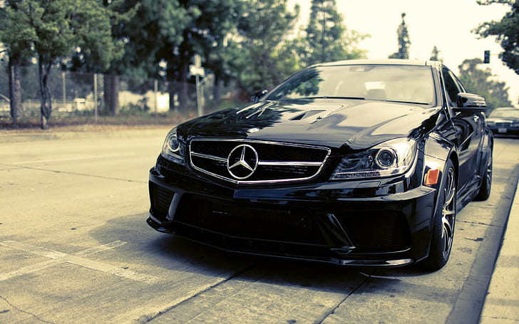 Mercedes AMG Black Series HD, voiture mercedes benz noire, voitures, noir, mercedes, amg, série, Fond d'écran HD