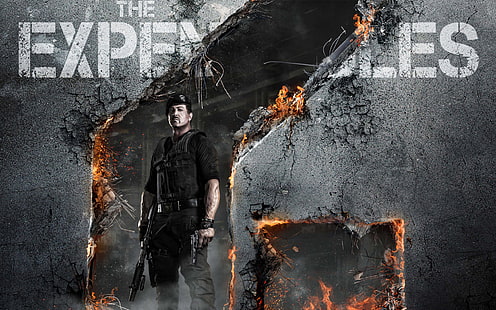 Expendables 2 Sylvester Stallone, consommables, sylvester, stallone, Fond d'écran HD HD wallpaper