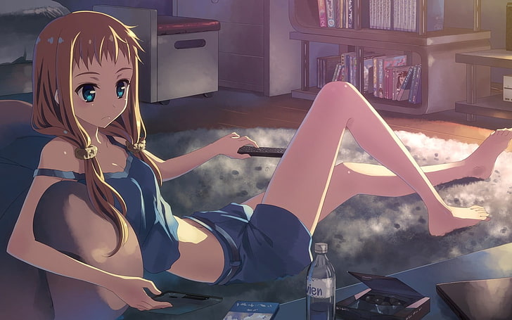 anime, original characters, anime girls, HD wallpaper