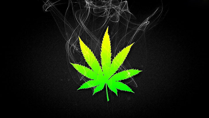 smoke, weed, HD wallpaper