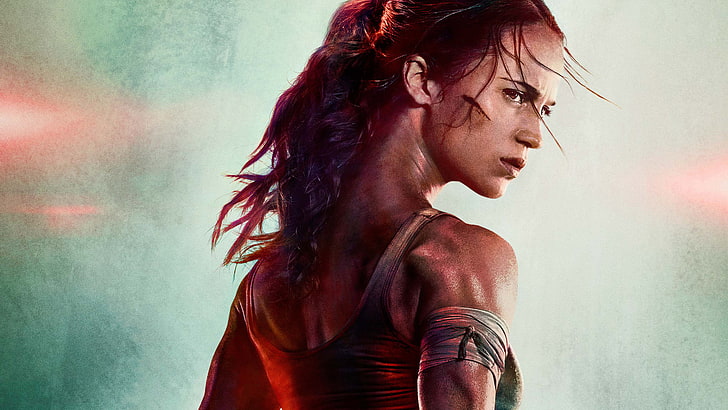 Tomb Raider, Alicia Vikander, Lara Croft, 2018, Fondo de pantalla HD