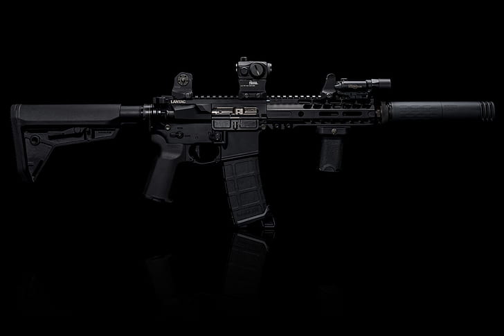 design, armas, espingarda de assalto, AR-15, HD papel de parede
