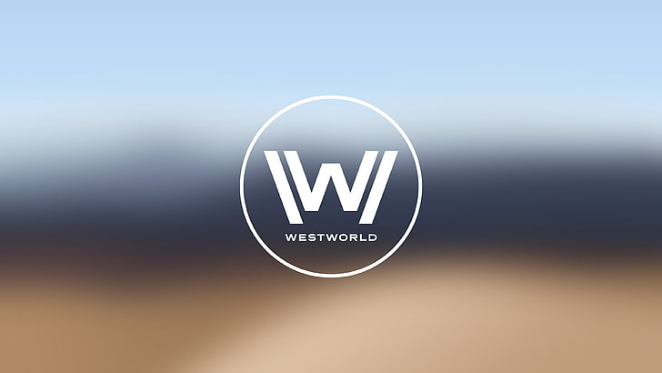 lettre W logo, westworld, série télé, minimalisme, Fond d'écran HD