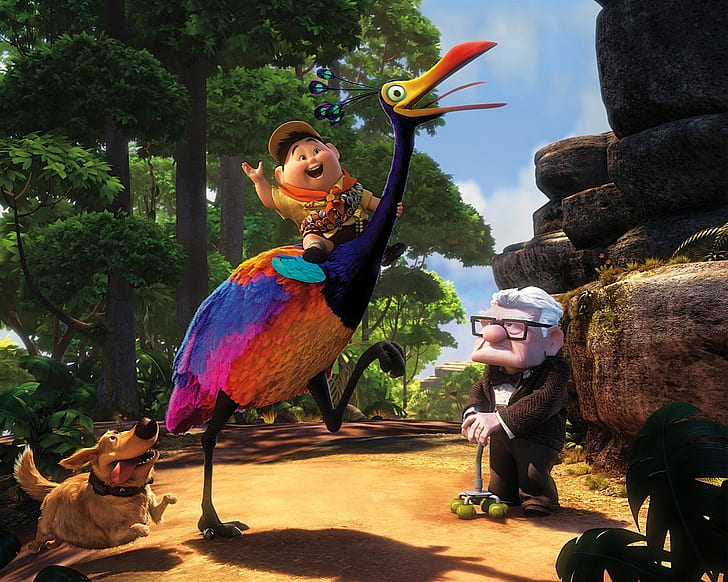 Pixar's UP Animation Movie HD, disney up kevin, movie, movies, s, up,  pixar, HD wallpaper | Wallpaperbetter