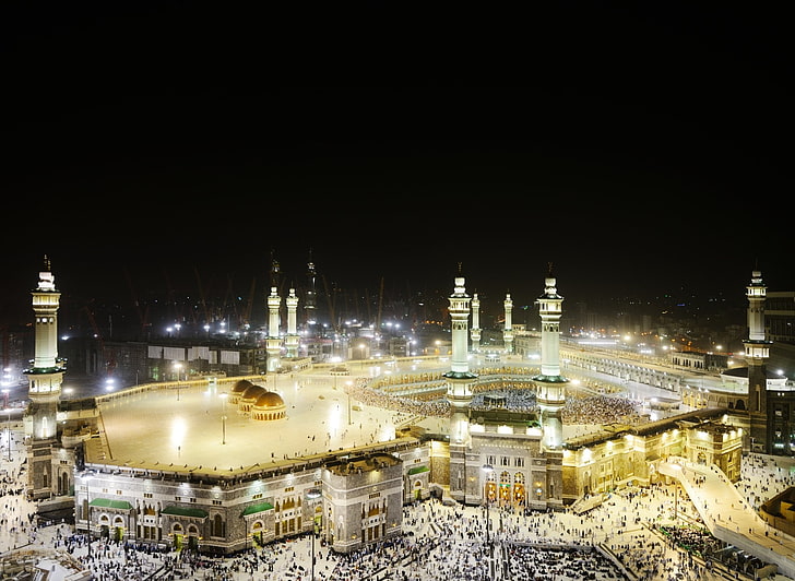 Mosques, Great Mosque of Mecca, HD wallpaper