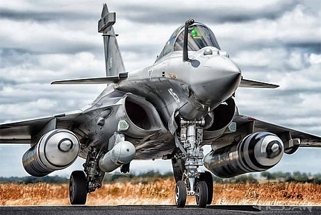 Dassault Rafale, French Air Force, aircraft, HD wallpaper HD wallpaper