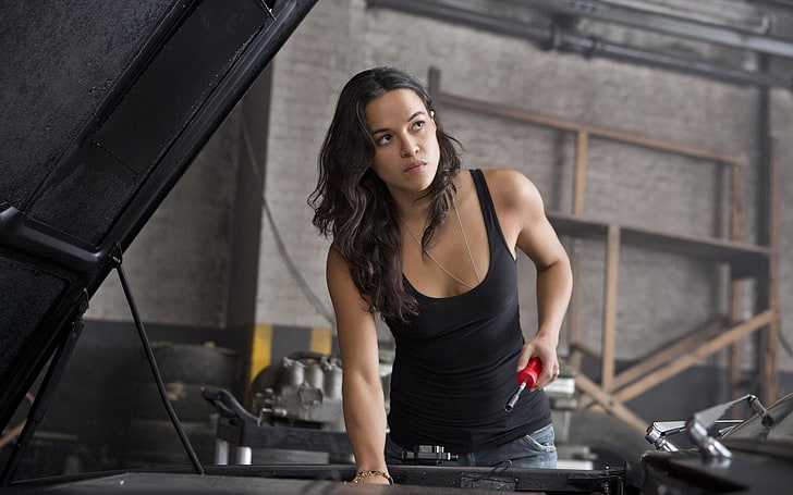 Fast & Furious, Fast & Furious 6, Letty Ortiz, Michelle Rodriguez, Fondo de pantalla HD