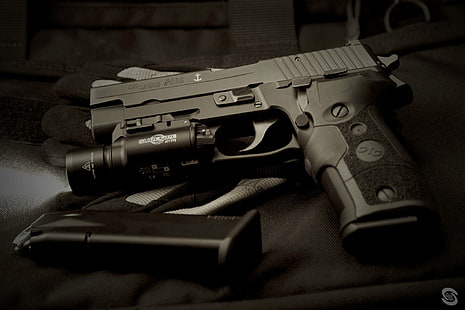 assalto, arma, militar, pistola, rifle, atirador de elite, arma, HD papel de parede HD wallpaper