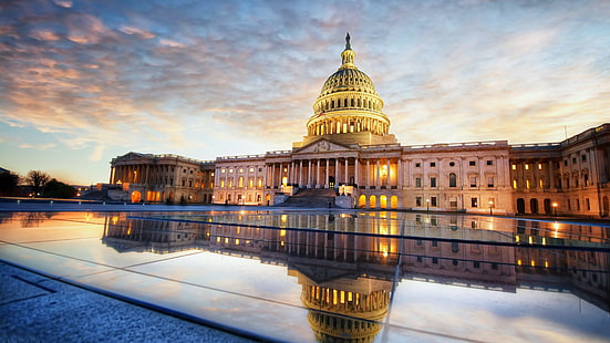 Capitolio de los Estados Unidos Sunrise, Capitolio de los Estados Unidos Sunrise, HD, Fondo de pantalla HD HD wallpaper